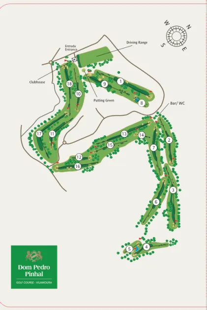 Pinhal course map