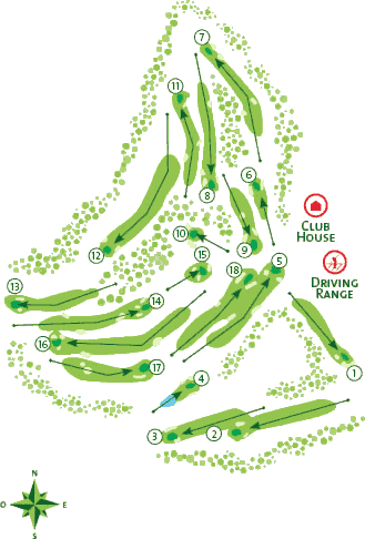 Old Course course map